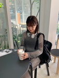 Chmero Gradation See-Through Crop Knit
