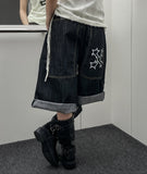 Big Pocket Carpenter Non-Fade 8-Part Denim Pants
