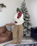 Dion Corduroy Wide Banding Pants