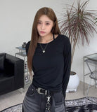 Derina Ribbed Long Sleeve Tee