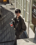 Fodeli Leather Over Padding Jacket