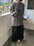 [unisex] Brand Print Long Sleeve T-Shirt