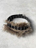 Chichi Fur Eyelet Belt