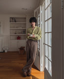 Hemet pintuck wide slacks