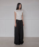 Asymmetrical Wide Pants