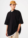 Dense Collar Short T-shirt