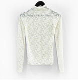 Cordell Lace Turtleneck Tee