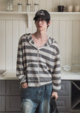 Shade Stripe Hood Zip-Up