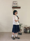 Suit Stripe Banding Skirt