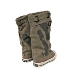Vintage painted belted mid boots