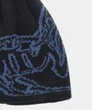 DOODLE HEART KNIT BEANIE