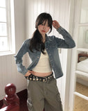 Bano Two-Pocket Slim Denim Shirt