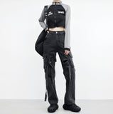 Tratt Cargo Denim Pants