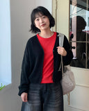 Tebolli Color Linen Summer Knit Cardigan