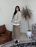 DEFENER Dyeing Bermuda Cargo Pants