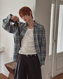 Reina Summer Check Over Fit Shirt