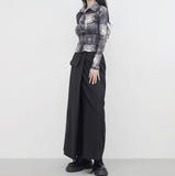 Plaidie Birkin Skirt Slacks
