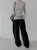Modern Damage Ribbed Knit