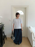 Cohan Pleats Crop Short Sleeve Tee