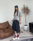 Rian Color Matching Layered Short Sleeve Tee