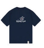shine on flower smile short sleeve tee