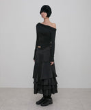 3-Layered Maxi Skirt