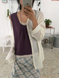 Rakko Flower Vintage Layered Sleeveless