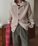 Crane Loose Fit Adjust Knit Cardigan