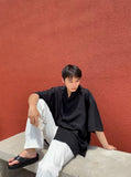 Komori open short sleeve shirt