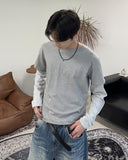 Hass striped layered t-shirt