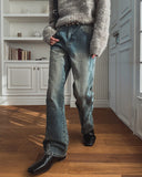 Nudie Washing Flare Denim Pants