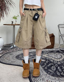 Coel Zip Cargo Bermuda Pants