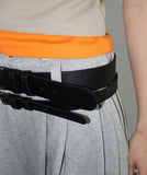 RAW-CUTTING RIVET SWEAT PANTS