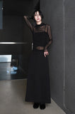 Front Open Long skirt