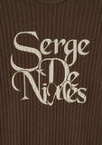 ORIGINE LETTERING HALF KNIT