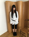 Roant V-neck Tiered Layered One Piece
