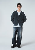 DAMAGE COLOUR DYE CARDIGAN