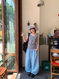 Gelsource Summer Button Layered Sleeveless