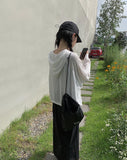Azi Yeori Hooded Blouse