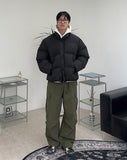 Peuon brushed nylon cargo pants