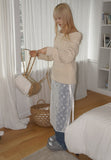 OFF SHOULDER LOOSE KNIT