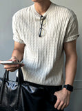 Lowe Cable Short Sleeve Knit