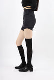 see-through mesh long socks