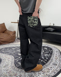 Karik graphic pocket denim pants