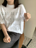 Marty Lettering Over Short Sleeve Tee