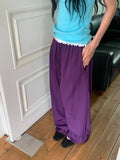 Ritz Wood String Color Nylon Pants