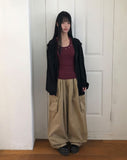 Okyu See-Through Hood Zip-Up