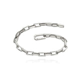 [Premium Plating] Name AB(W) Bold Chain Bracelet