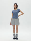 W Stripe Soft T-shirt