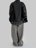 Fishbone Ash Wide Denim